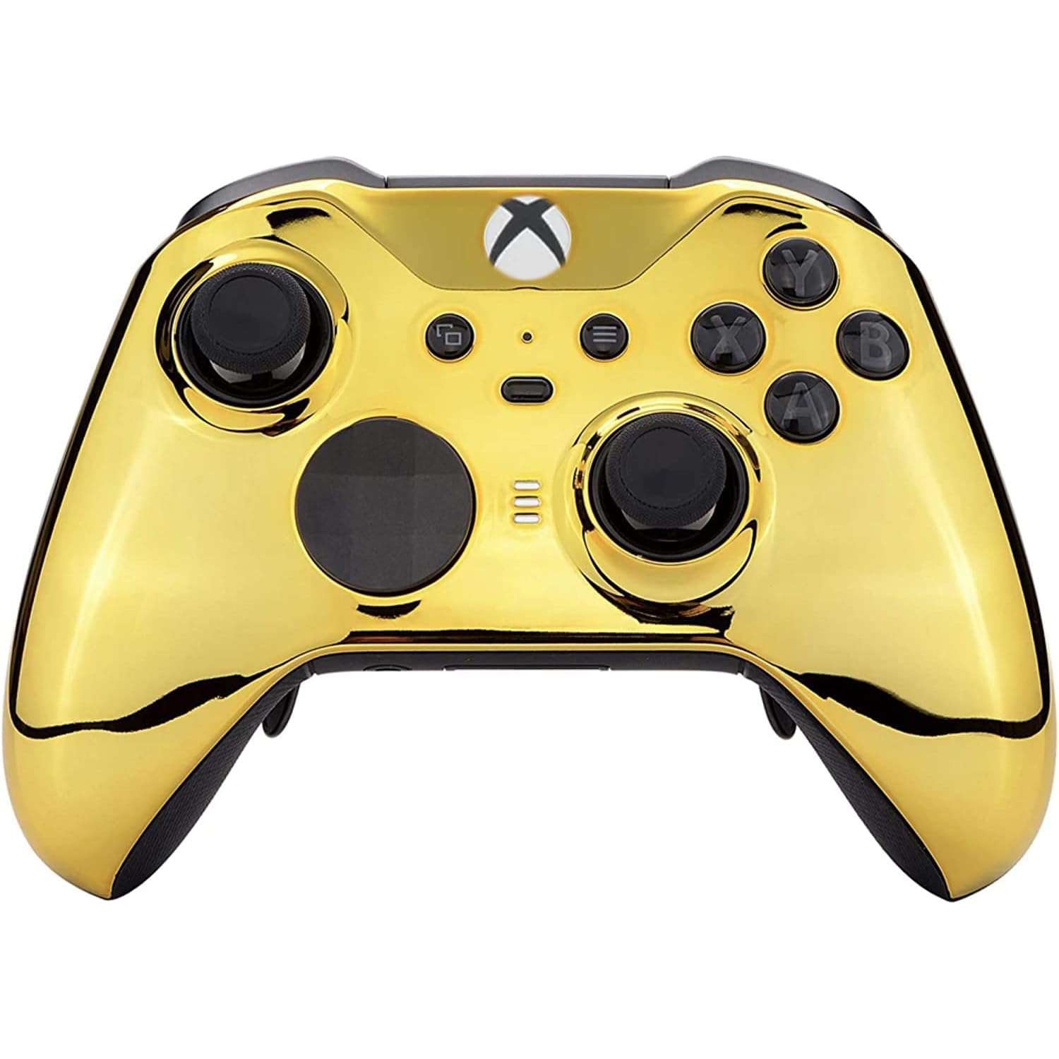 Custom Controllerzz Elite Series 2 Controller Compatible With Xbox One  Xbox Series S and Xbox Series X (Gold Chrome)