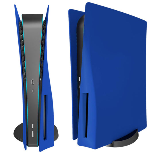 Replacement Shell Skin for PS5 Console  arVin Face Plates Cover Case for PS5  ABS Hard Shockproof Anti-Scratch Dustproof Protective Skins Faceplates Accessories for PlayStation 5 Disc Edition -Blue