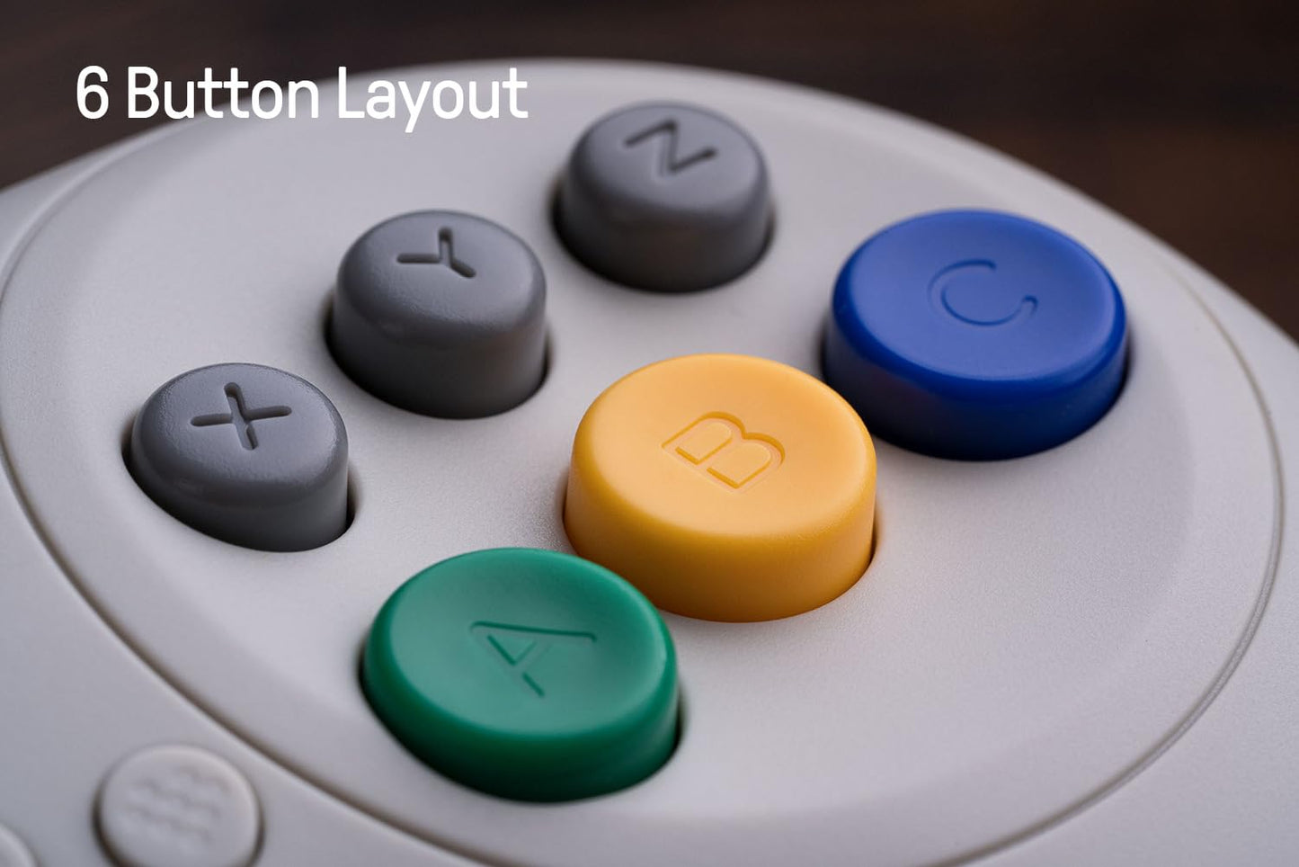 8Bitdo M30 Wireless Bluetooth Controller for Switch, PC, Mac, Android - Retro Gamepad in White