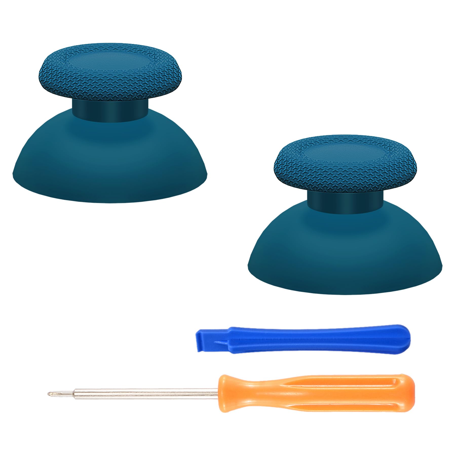eXtremeRate Mineral Blue Replacement Thumbsticks for PS5 Controller  Custom Analog Stick Joystick for PS4 Controller Universal