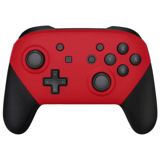 eXtremeRate Passion Red Faceplate and Backplate for Nintendo Switch Pro Controller  Soft Touch DIY Replacement Shell Housing Case for Nintendo Switch Pro - Controller NOT Included
