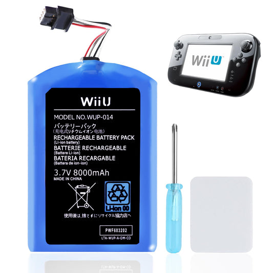 UCEC 8000mAh Rechargeable Battery Pack for Wii U Gamepad WUP-010/WUP-012