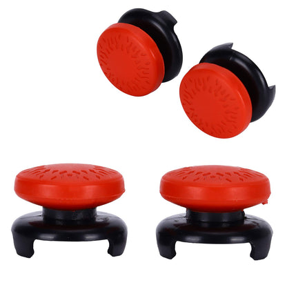 ASHATA 2Pcs Red Thumbstick Grip for PS5 Controller - Durable ABS Joystick Replacement, Model eboxer-1ab9gshfud6554-14
