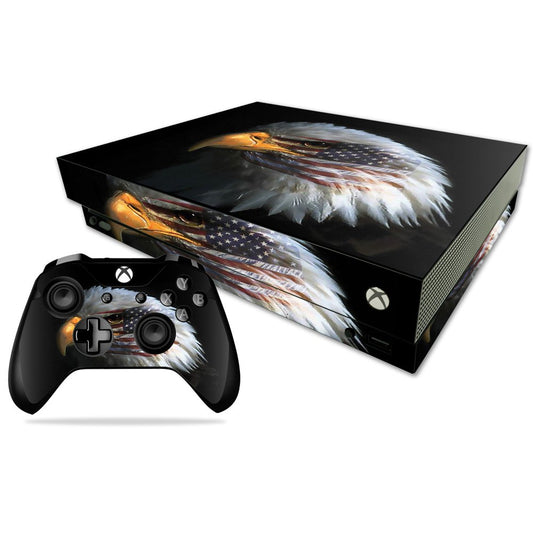 MIGHTY SKINS Xbox One X Skin - Eagle Eye Vinyl Decal Wrap, Durable & Easy to Apply, Model MIXBONXCMB-Eagle Eye
