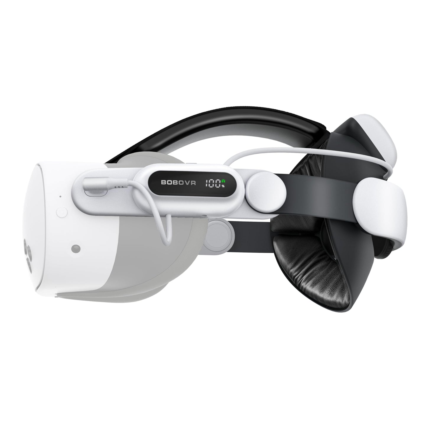 BOBOVR E3 Pro Battery Strap Accessories for Meta Quest3/3S 10000mah Hot Swappable Fast Charging Battery and 3.5mm Audio Expansion