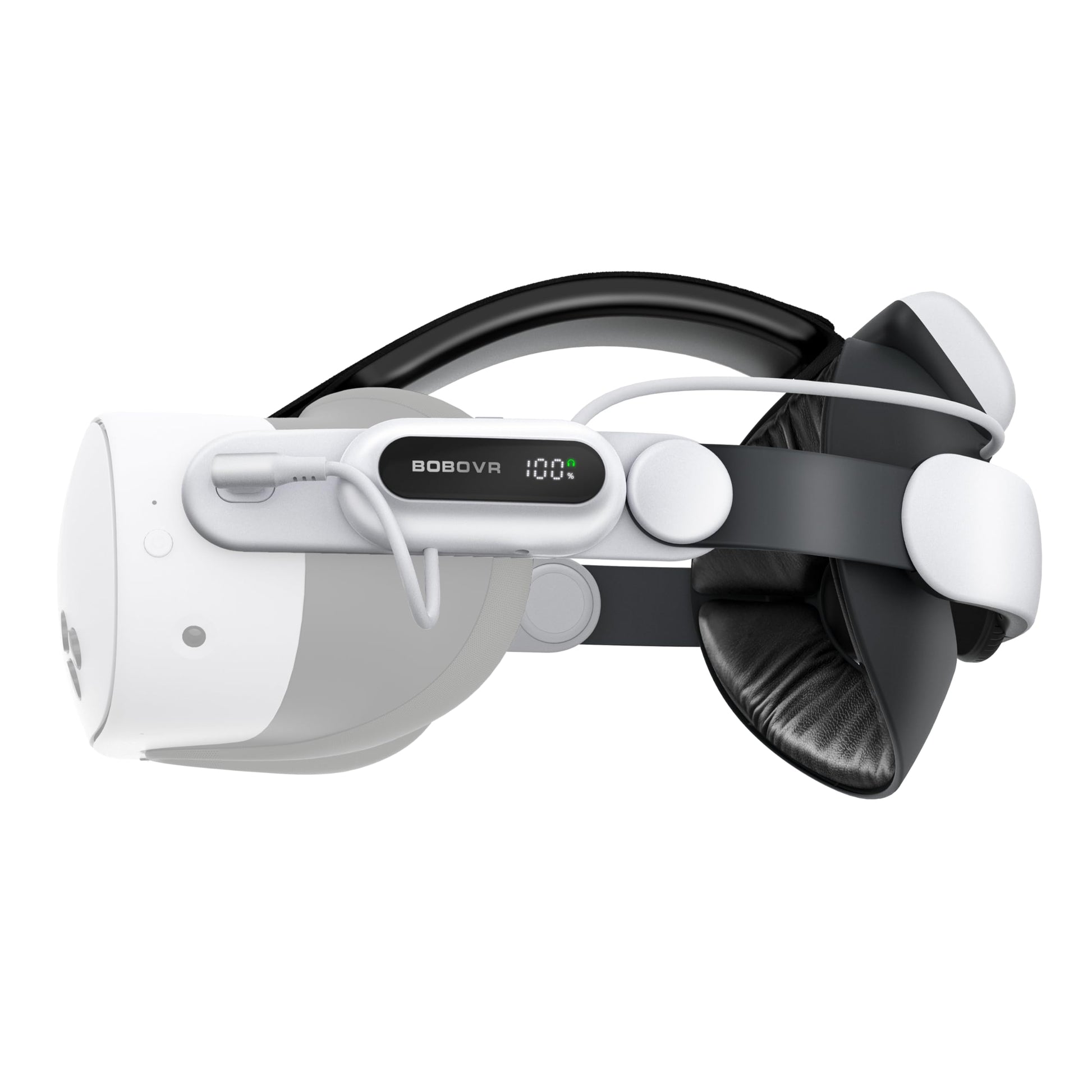 BOBOVR E3 Pro Battery Strap Accessories for Meta Quest3/3S 10000mah Hot Swappable Fast Charging Battery and 3.5mm Audio Expansion