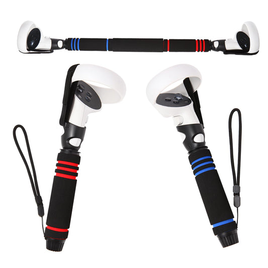 VR Handle Attachments for Meta/Oculus Quest 2 Gorilla Tag Accessories VR Gorilla Tag Long Arms Grips for Meta Quest 2 Beat Saber Golf Club Baseball and VR Games