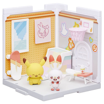 ?????? Pokémon Poképiece House Studio with Hivany & Pikachu - Collectible Toy
