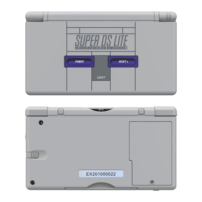 eXtremeRate Classic SNES Style Replacement Shell for Nintendo DS Lite - Custom Console Case Cover with Buttons & Screen Lens