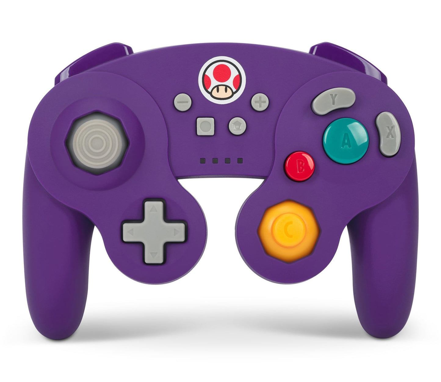 PowerA GameCube Style Wireless Controller for Nintendo Switch - Toad, Officially Licensed, Model NSGP0263-01V