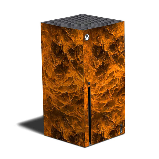MightySkins Skin Compatible with Xbox Series X - Burning Up | Protective  Durable  and Unique Vinyl Decal wrap Cover | Easy to Apply  Remove  and Change Styles | Made in The USA (MIXBSERX-Burning Up)