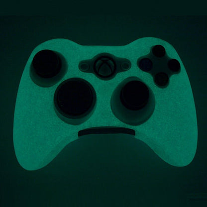 BR Xbox 360 Game Controller Silicone Case - Blue Glow in Dark, Model XB-SCGLOW-BLUE, Durable Protector Cover, Many Colors Available