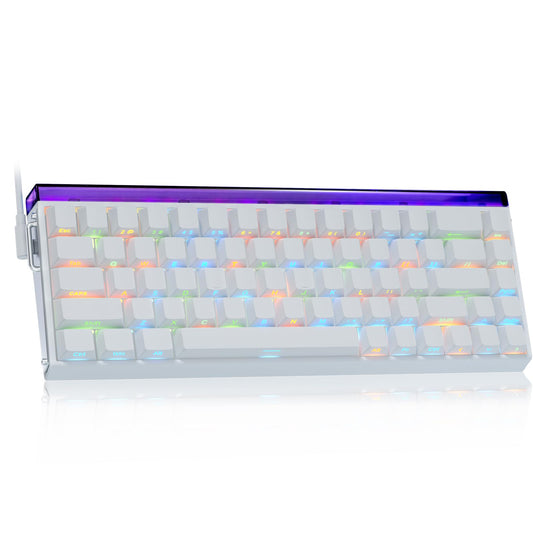 x Aula Hero 68he 60% Gaming Keyboard Wired  Hall Effect Keyboard Magnetic Switch RGB Backlit with Adjustable Actuation Rapid control button Mode 8K Hz Polling Rate 0.125ms Latency Side Printed PBT Keycaps