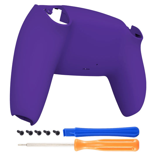 eXtremeRate Purple Soft Touch Grip Back Plate for PS5 Controller, Model DPFP3007