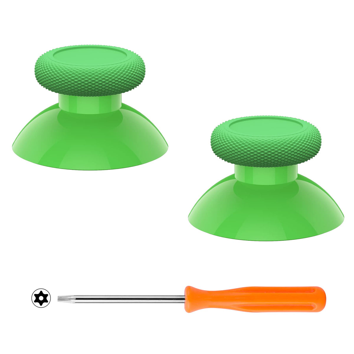 eXtremeRate Replacement Thumbsticks for Xbox Series X & S Controller  Joysticks Repair Kit for Xbox Wireless Controller  Custom Analog Stick Buttons for Xbox One S/X/fine design Controller - Green