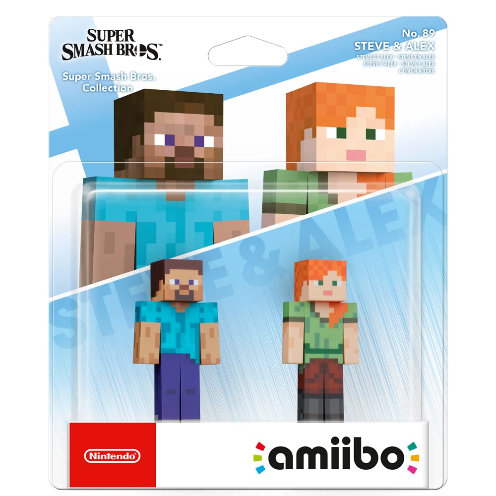 Nintendo amiibo™ - Steve + Alex 2-pack - Super Smash Bros.™ - Multicolored - Model 275Steve e Alex - Plastic
