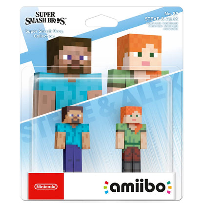 Nintendo amiibo™ - Steve + Alex 2-pack - Super Smash Bros.™ - Multicolored - Model 275Steve e Alex - Plastic