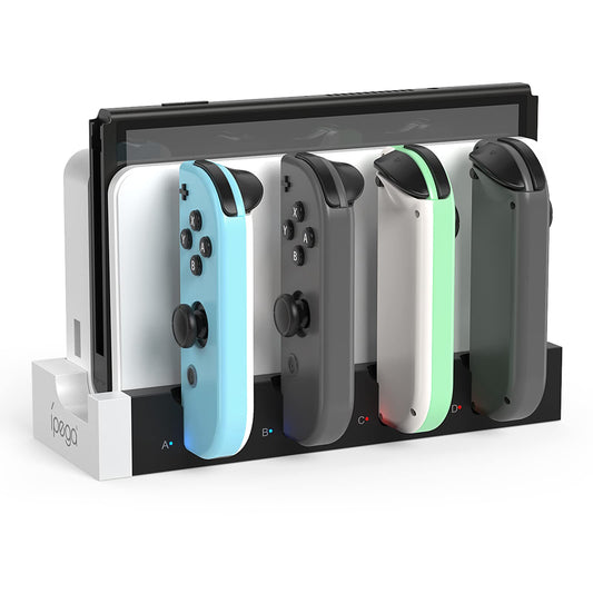 Charging Dock Compatible with Nintendo Switch & Switch OLED Model Joycons  Switch Controller Charger Dock Station for Joycon Charges up to 6pcs  Charging Stand Station for Nintendo Switch/OLED Model