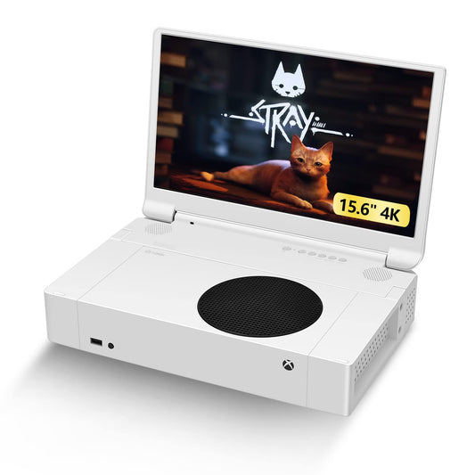 G-STORY 15.6  Portable Monitor for Xbox Series S 4K Portable Gaming Monitor IPS Screen for Xbox Series S(not Included) with Two HDMI  HDR  Freesync Game Mode Tpartyl Monitor (15.6&4K for Xbox Series S)