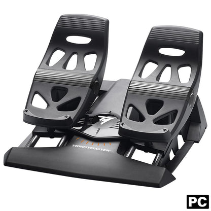 ThrustMaster TFRP Flight Rudder Pedals for PC/PS4 - Black, Model 2960764