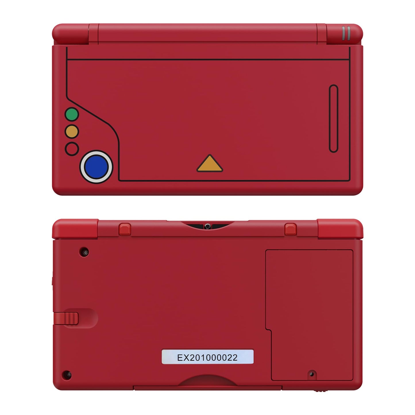 eXtremeRate DS Lite Replacement Housing Shell - Monster Index Console Style, Custom Console Case with Buttons & Screen Lens, Model DSLY002