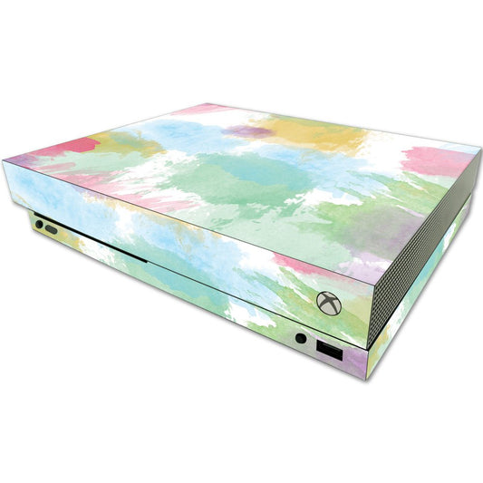 MIGHTY SKINS MightySkins Skin for Microsoft One X Console - Watercolor White, Durable Vinyl Decal, Easy Apply/Remove