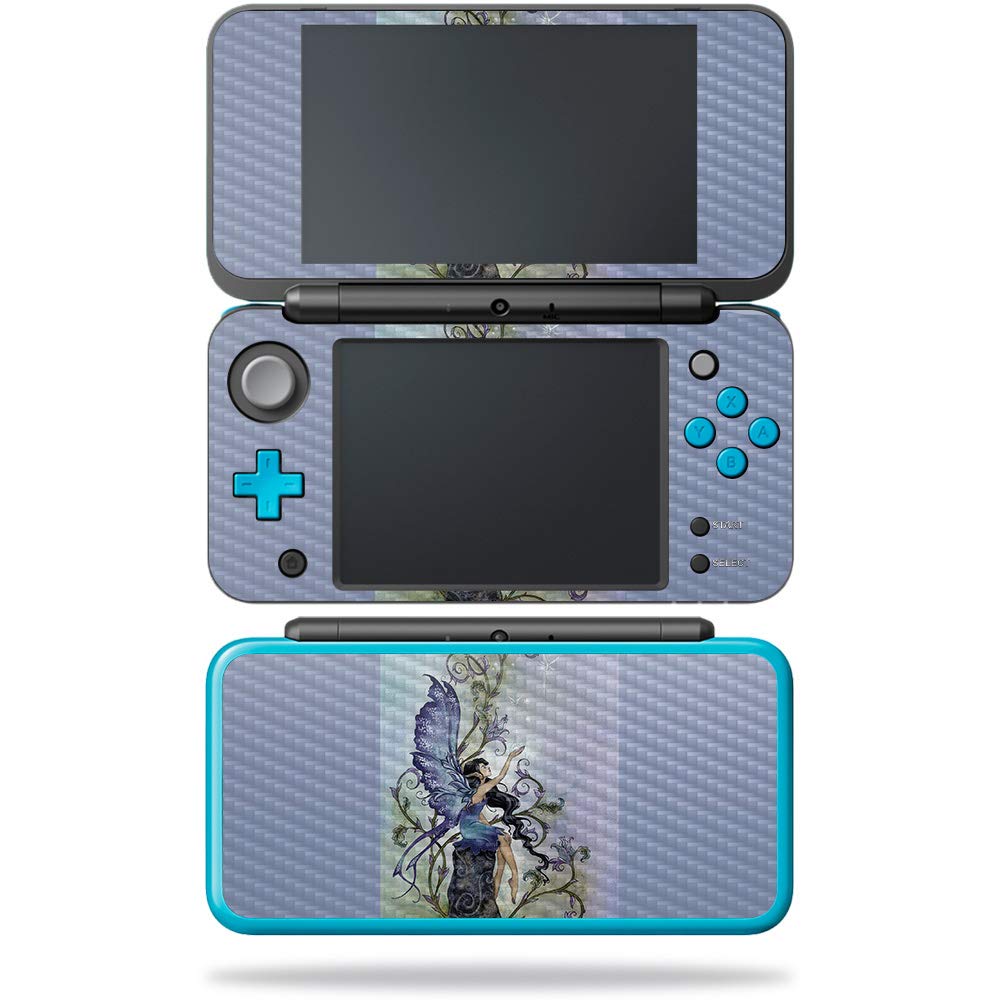 MightySkins Carbon Fiber Skin for Nintendo New 2DS XL - Ocean Song | Protective  Durable Textured Carbon Fiber Finish | Easy to Apply  Remove  and Change Styles | Made in The USA
