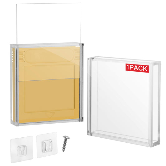 CaSZLUTION 1PC Clear Acrylic Game Cartridge Case Protector Box Compatible with Nintendo Game Boy Color  3mm Thick Dustproof Wall Storage Holder Protective Game Cartridge Display Case (Case Only)