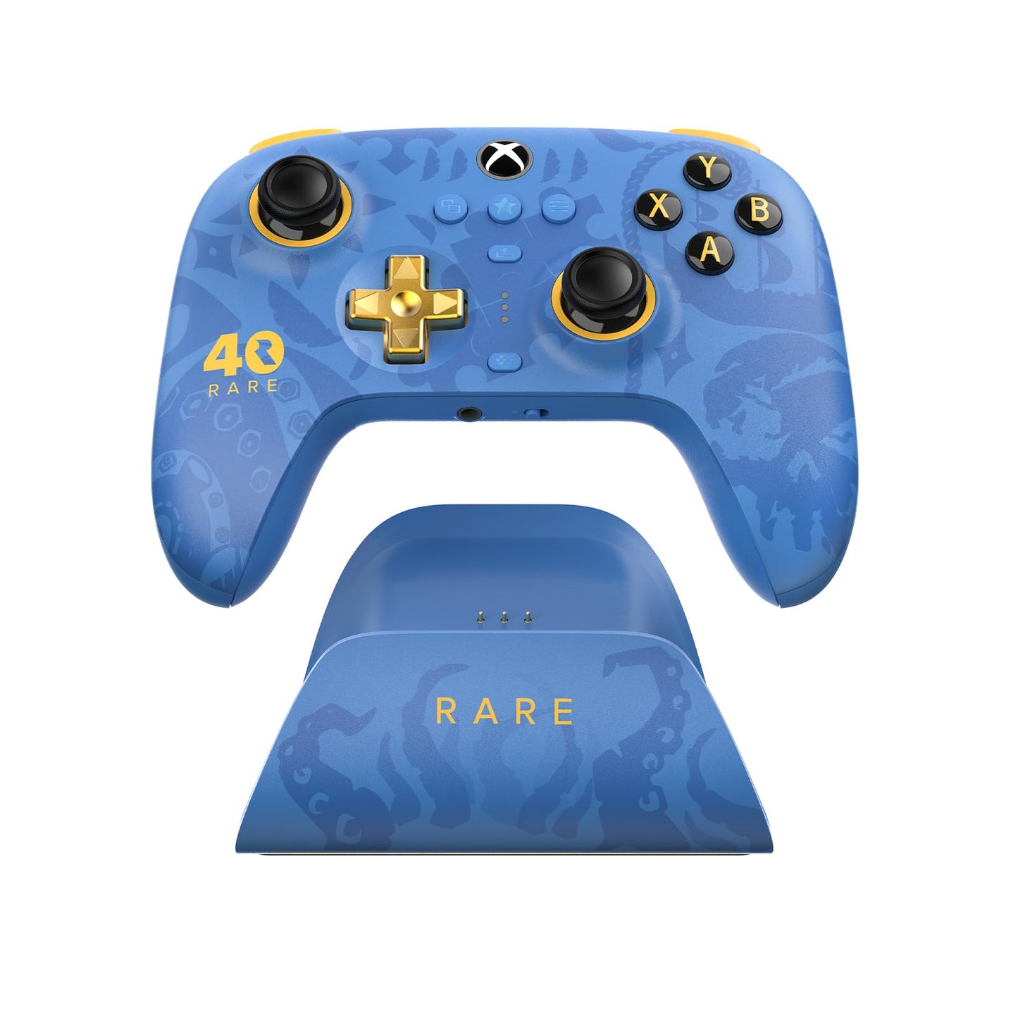 8Bitdo Ultimate 3-Mode Wireless Controller for Xbox - Blue, Hall Effect Joysticks, Pro Back Buttons, 40th Anniversary Edition