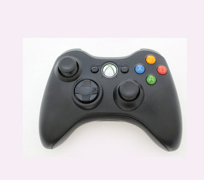 Microsoft Xbox 360 Wireless Controller - Glossy Black, Model NSF-00023, Ergonomic Design, Wireless Connectivity