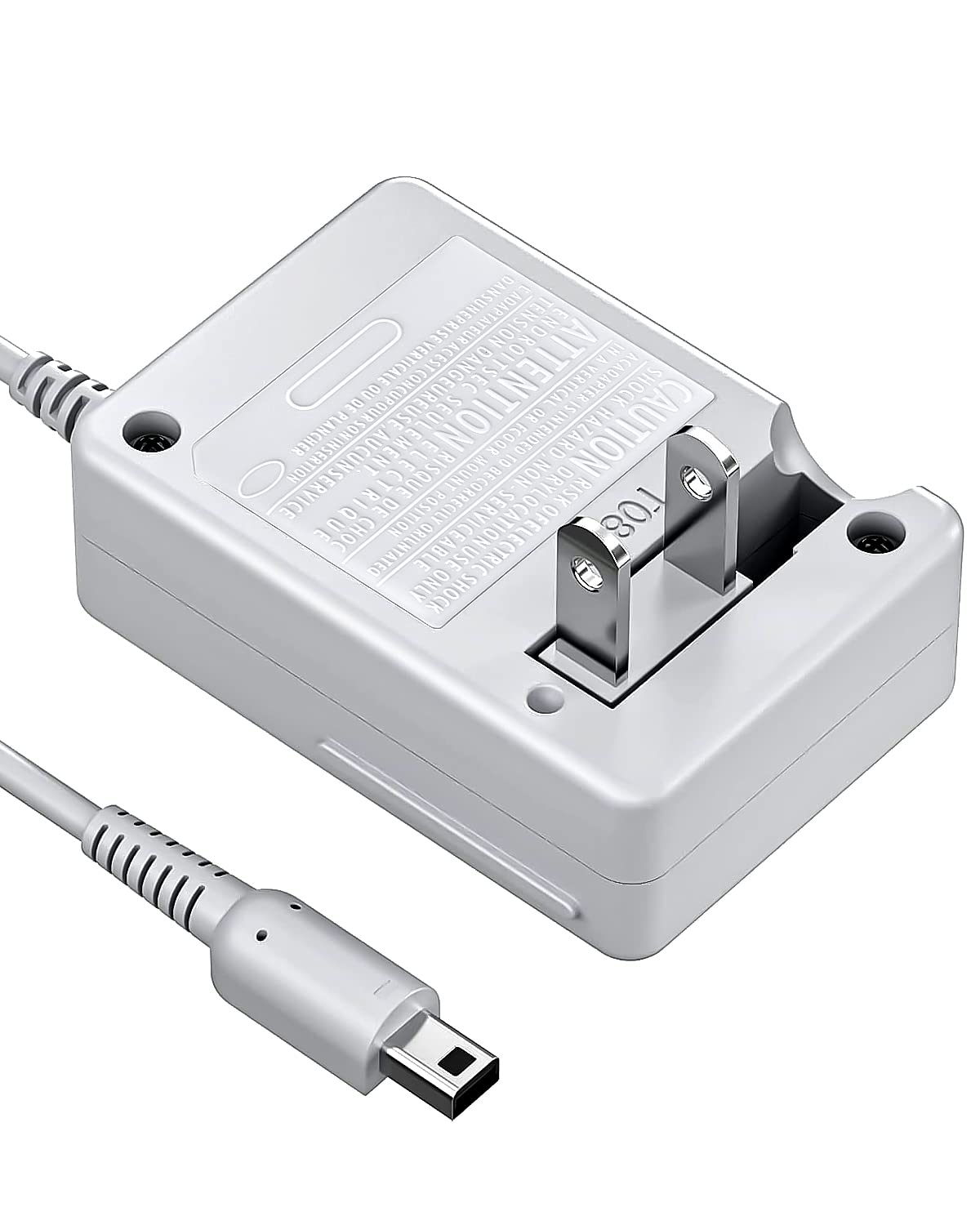 VOYEE 3DS Charger for Nintendo 3DS/DSi/DSi XL/2DS/New 3DS XL - 100-240V Wall Plug Adapter