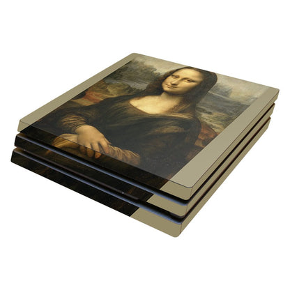 MIGHTY SKINS PS4 Pro Skin - Mona Lisa Vinyl Decal Wrap, Durable & Unique, Easy Apply/Remove, Model SOPS4PRO-Mona Lisa