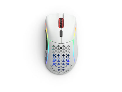 Glorious Model D Wireless Gaming Mouse - 69g Superlight, 2.4GHz, RGB, Ergonomic, Matte White