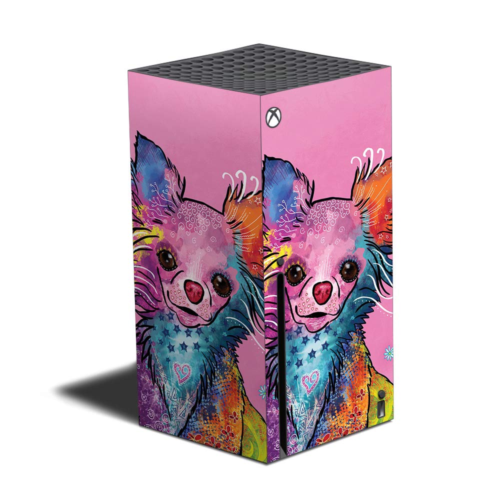MIGHTY SKINS Skin Compatible with Xbox Series X - Chihuahua Rainbow | Protective  Durable  and Unique Vinyl Decal wrap Cover | Easy to Apply and Change Styles | Made in The USA