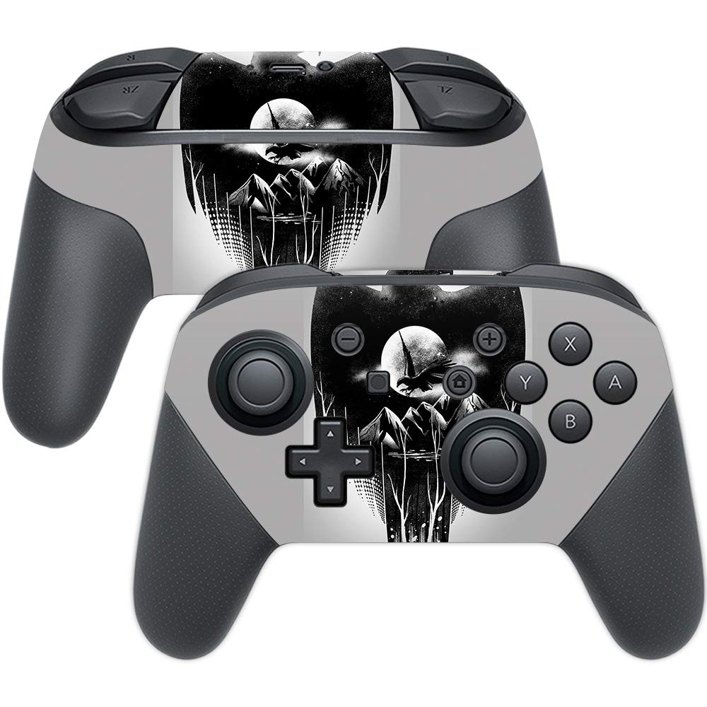 MIGHTY SKINS Nintendo Switch Pro Controller Skin - Eagles Night Vinyl Decal, Durable & Easy to Apply, Model NISWPCOI-Eagles Night