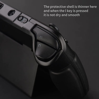 UYIYE Kickstand Case for Steam Deck - Protective, Reliable, Black, Model CASE-STEAM-FT02, Made of Acrylonitrile Butadiene Styrene