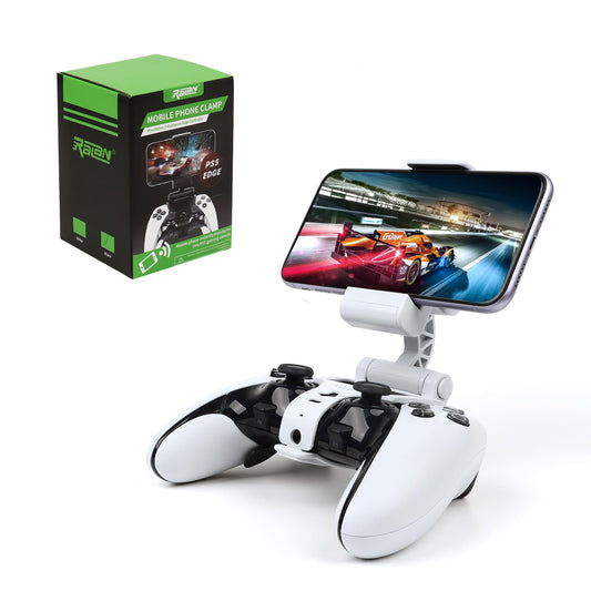 RALAN Phone Mount Holder for PS5 Dualsense Edge Controller Accessories  Adjustable Mobile Gaming Clip