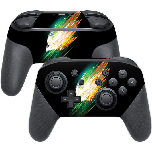 MIGHTY SKINS Nintendo Switch Pro Controller Skin - Durable Vinyl Wrap, Across The Aurora Design, Easy to Apply, Model NISWPCOI-Across The Aurora