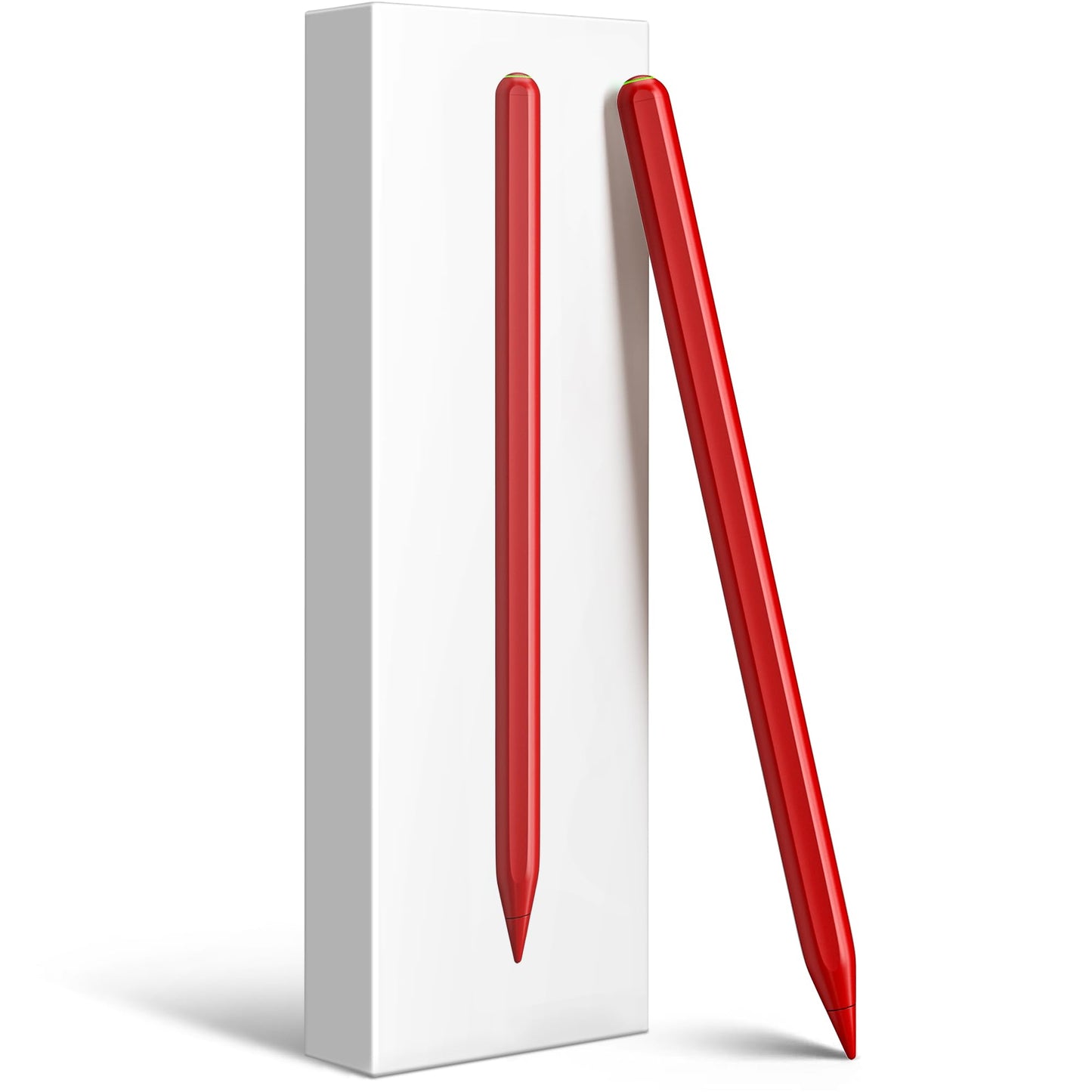 Gnanlen iPad Pencil 2nd Generation - Magnetic Wireless Charging, Compatible with iPad Pro/Air/Mini, Red, Model Pencil-01