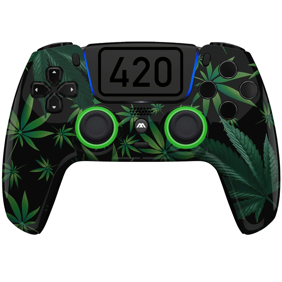 MODDEDZONE M Series Custom Wireless Controller Compatible with PS5 - Exclusive and Unique Design| Customized in the USA| (Scary Party)
