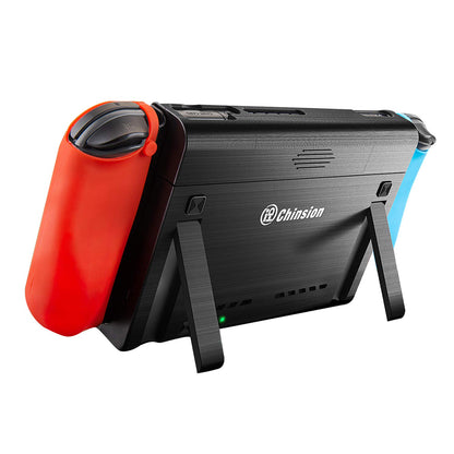 ID CHINSION 10000mAh Battery Pack for Nintendo Switch & OLED, Portable Charger Case, Black, Model CP-B-007