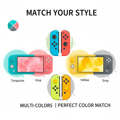 Ferkurn Joystick Controller Thumb Grip Cap for N-Switch OLED & Lite - Yellow Replacement Accessory