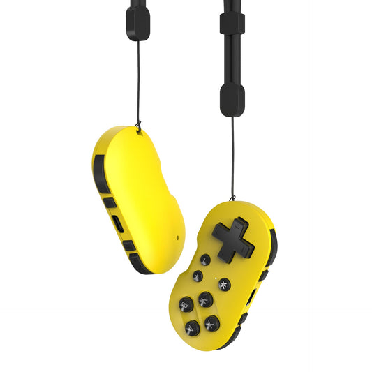 CRKD ATOM Keychain Controller - Mini, Yuzu Yellow, Compatible with Nintendo Switch, PC, Mac, Mobile, Smart TV