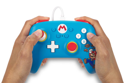 PowerA Nintendo Switch Wired Controller - Brick Breaker Mario, 10ft Detachable USB Cable, Officially Licensed, Model NSGP0198-01