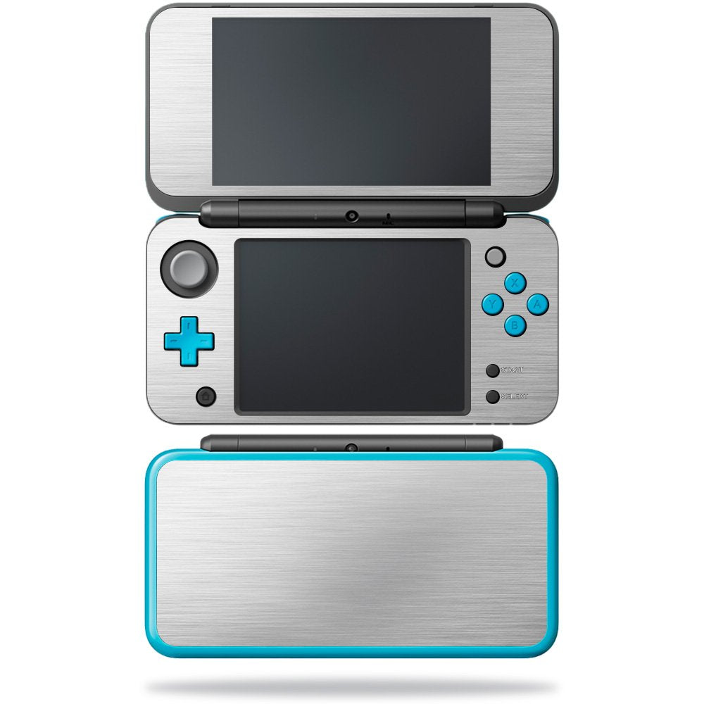 MIGHTY SKINS Nintendo New 2DS XL Skin - Cold Steel Vinyl Decal Wrap, Durable & Unique, Easy to Apply, Made in USA