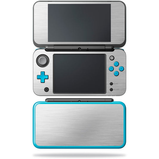 MIGHTY SKINS Nintendo New 2DS XL Skin - Cold Steel Vinyl Decal Wrap, Durable & Unique, Easy to Apply, Made in USA
