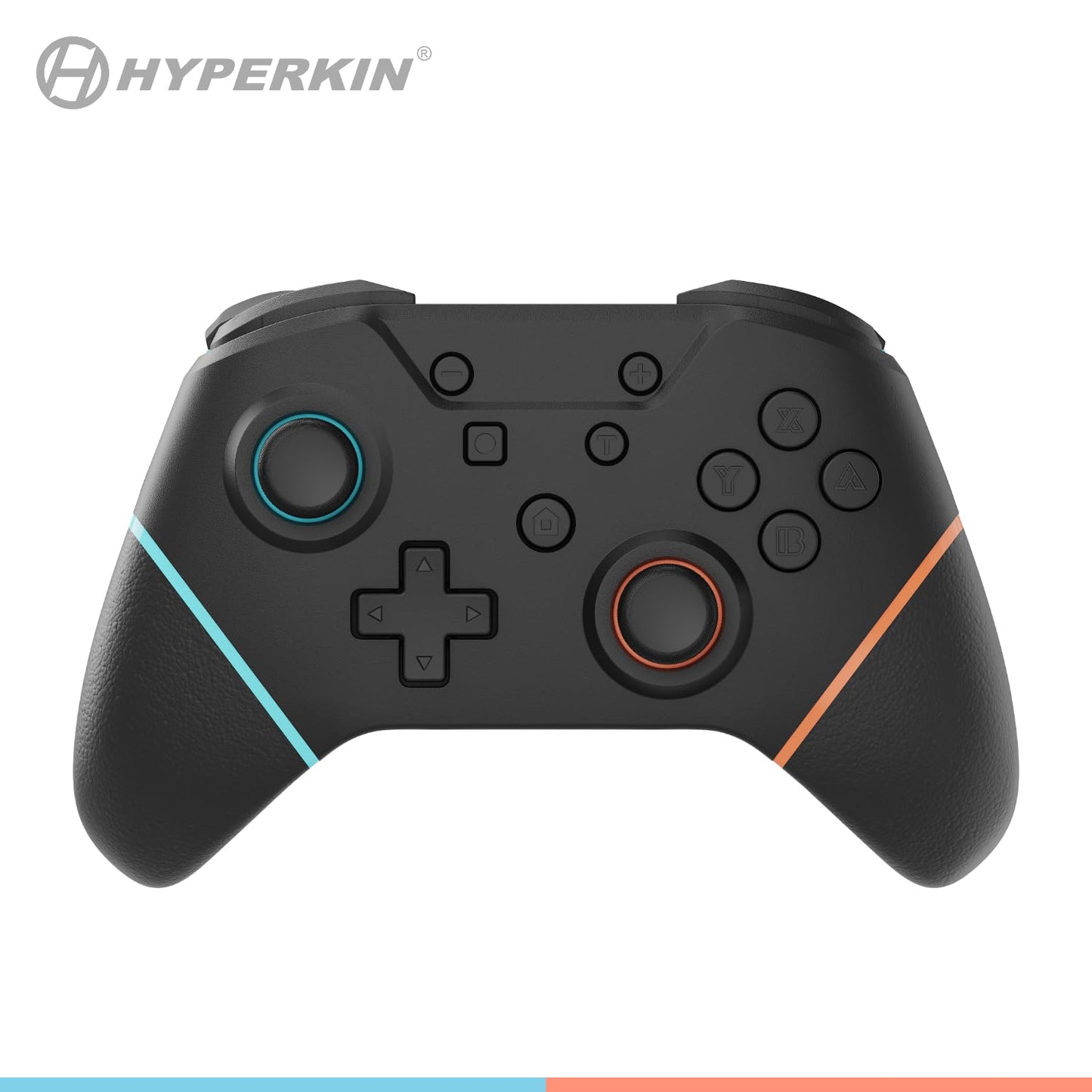 Hyperkin Armor3 Wireless Controller for Nintendo Switch - Black/Orange, Model M07467-BUOR