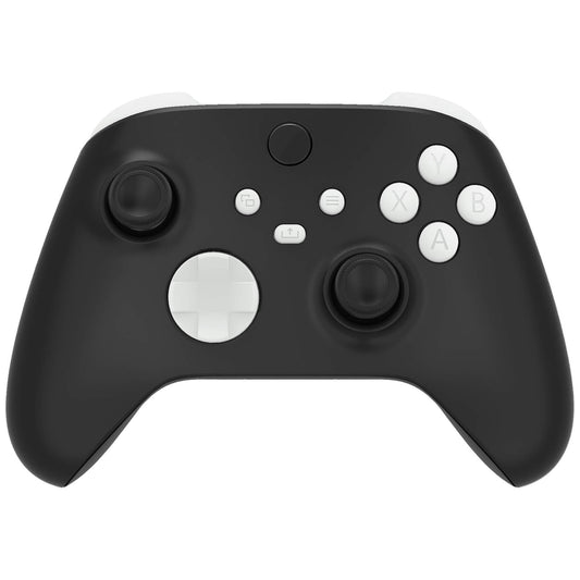 eXtremeRate Replacement Buttons for Xbox Core Wireless Controller, White DIY Accessories Kit LB RB LT RT Bumpers Trigers Dpad AB