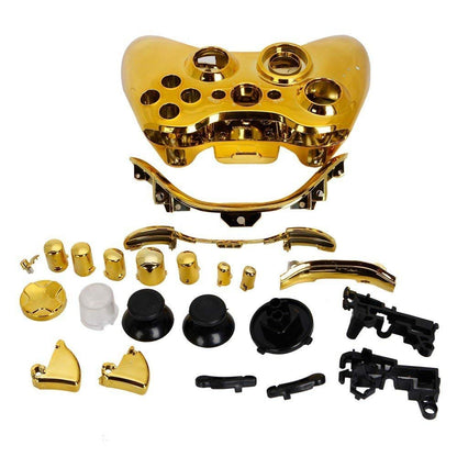 OSTENT Xbox 360 Wireless Controller Shell Case - Gold, Model 063012
