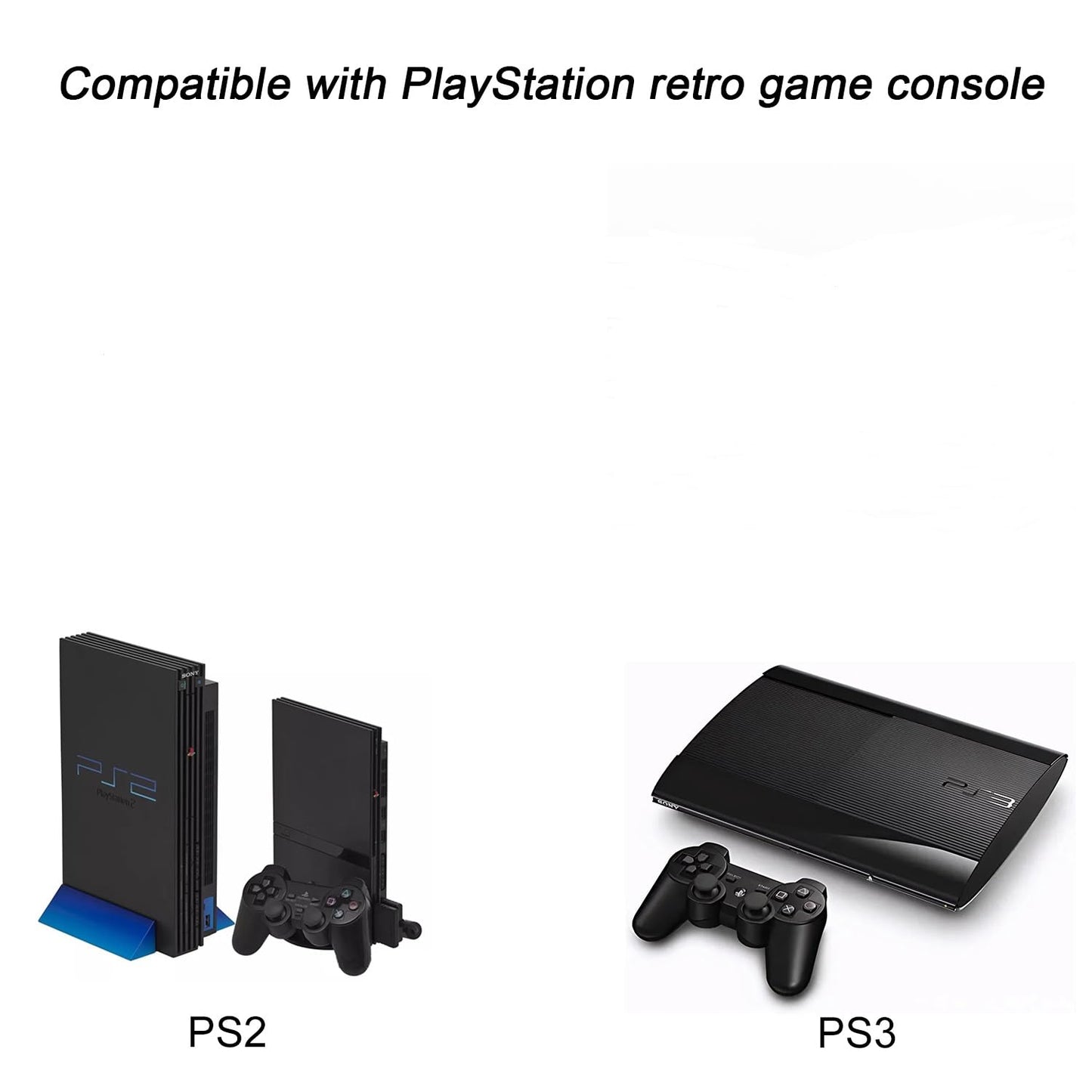 Y.D.F PS2 to HDMI Converter - Enhance Video Quality, Compatible with PS2/PS3, Model OM-061, YPbPr Color